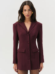 Selena Blazer Burgundy