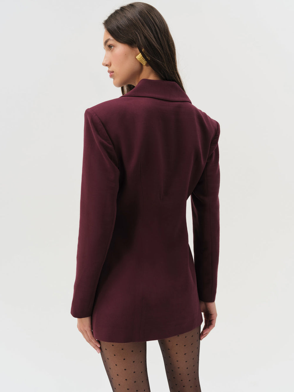 Selena Blazer Burgundy