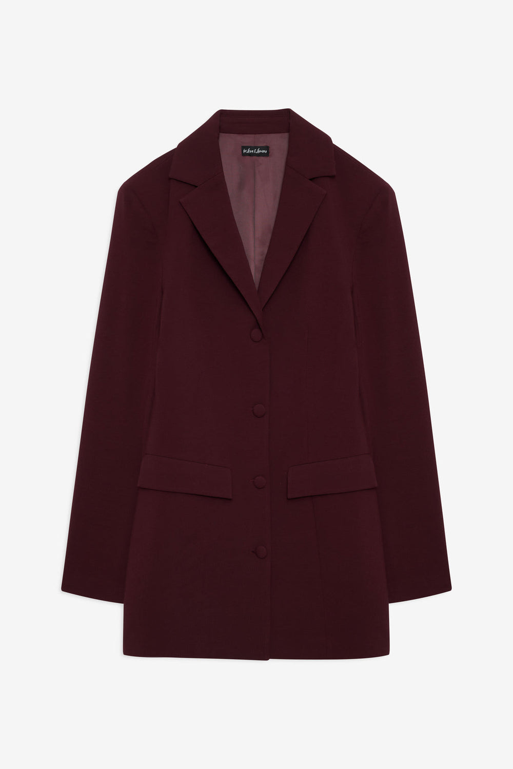 Selena Blazer Burgundy