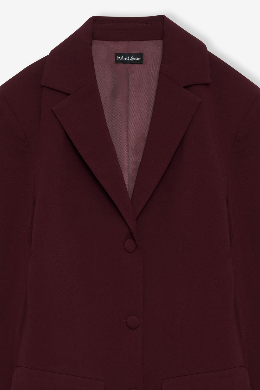 Selena Blazer Burgundy