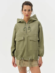 Alessia Pullover Jacket Green