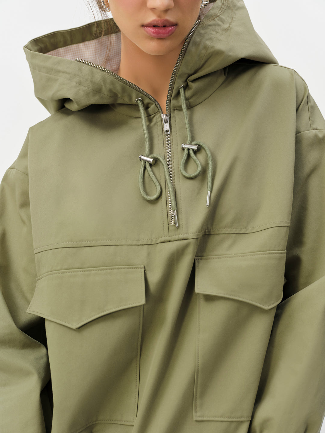 Alessia Pullover Jacket Green