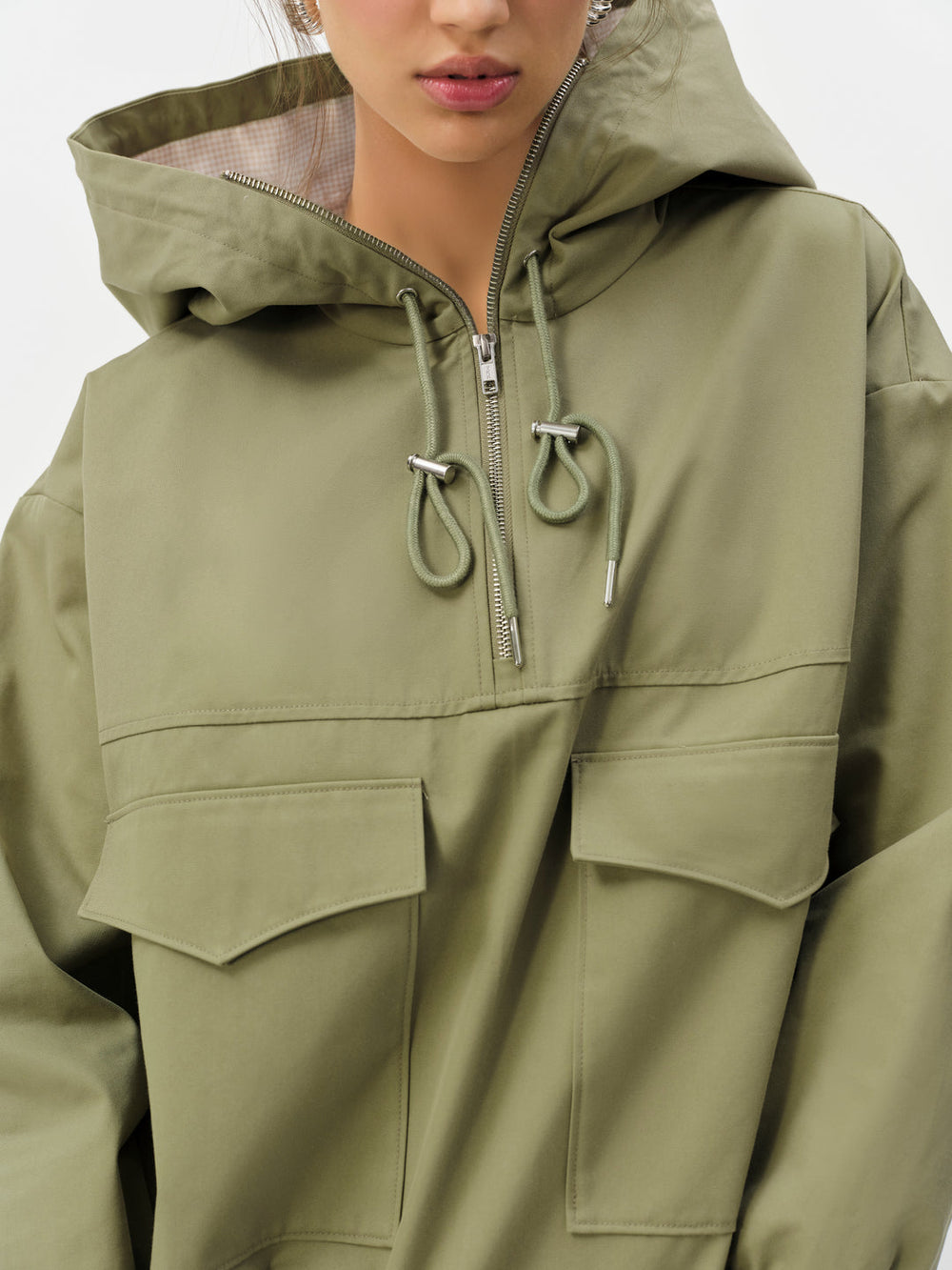 Alessia Pullover Jacket Green
