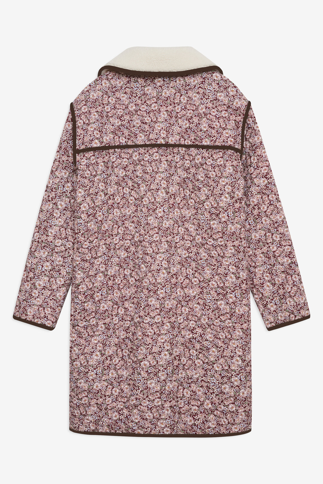 Marlene Floral Chore Coat Purple