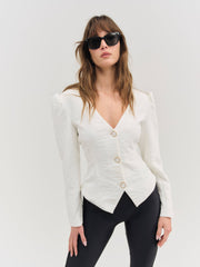 Kristen Blazer Cream