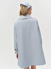 Leslie Button-Up Jacket Blue