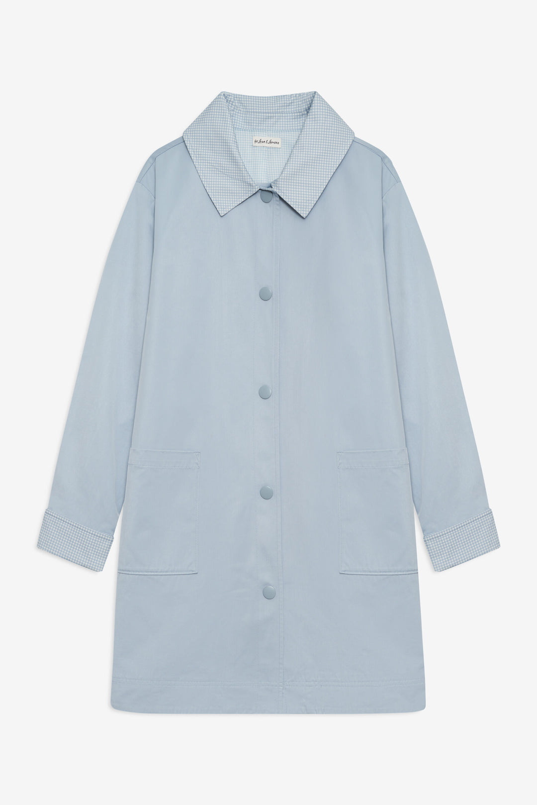 Leslie Button-Up Jacket Blue