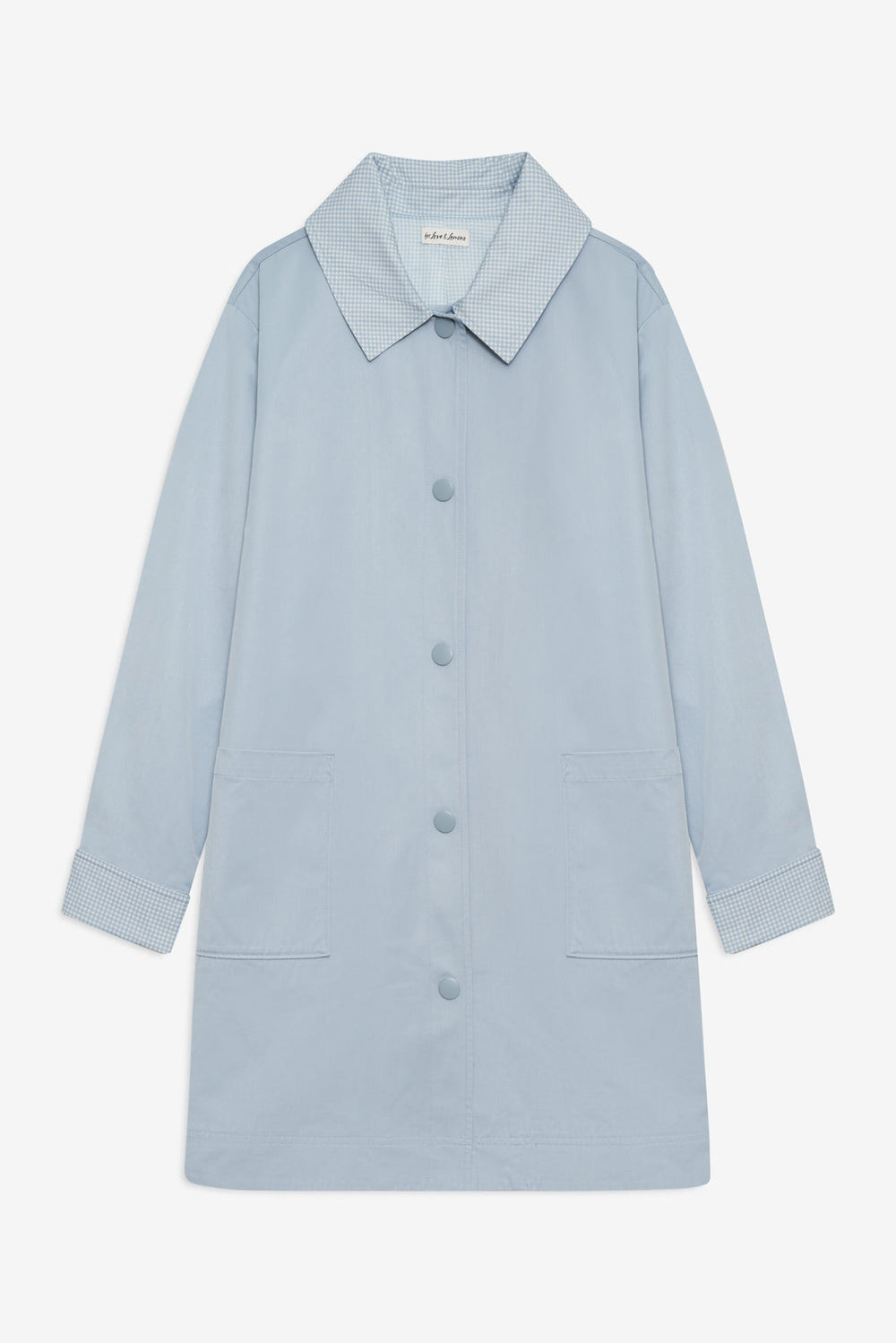 Leslie Button-Up Jacket Blue