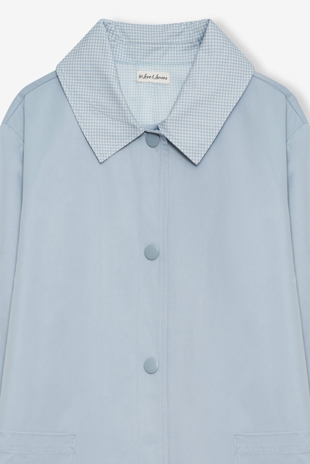 Leslie Button-Up Jacket Blue