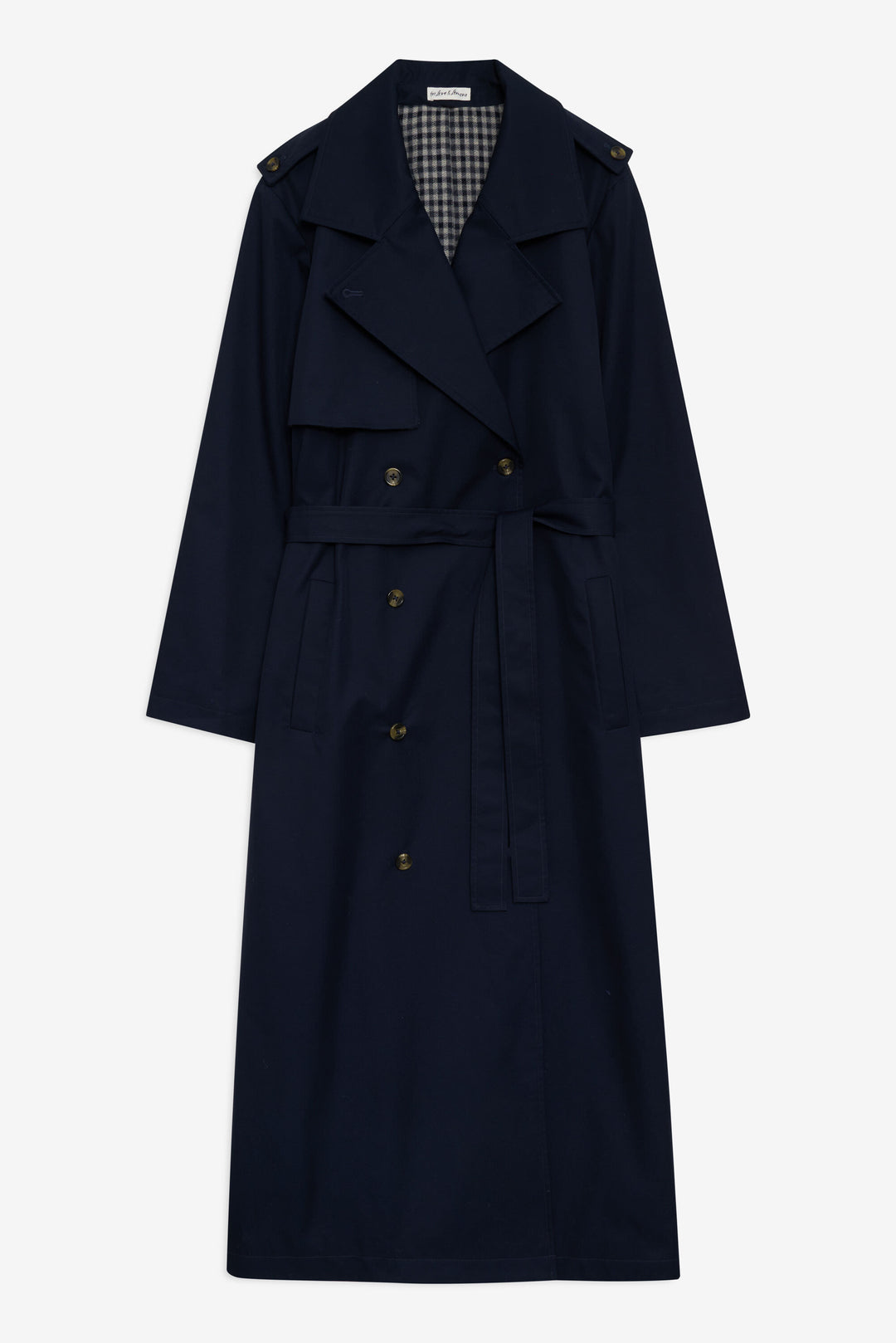 Reese Trench Coat Navy