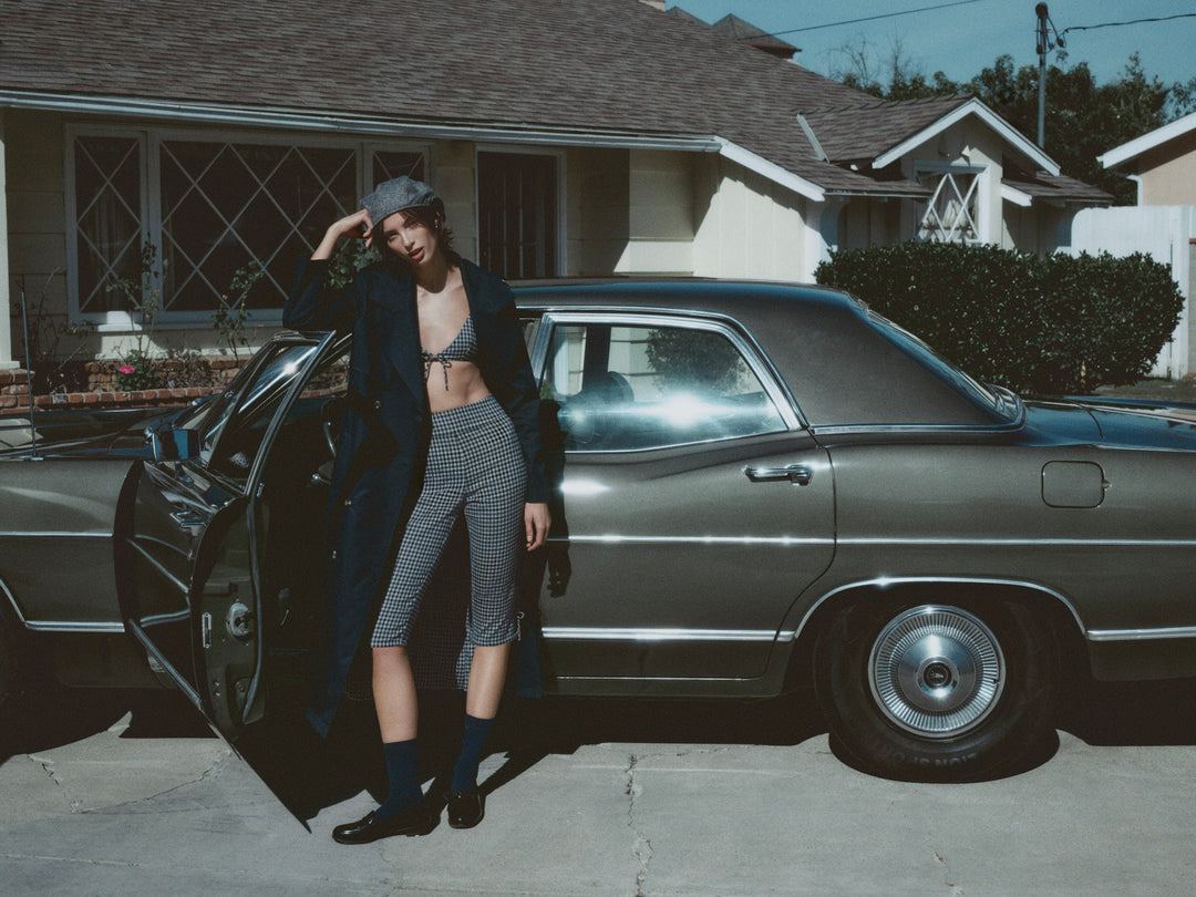 Reese Trench Coat Navy