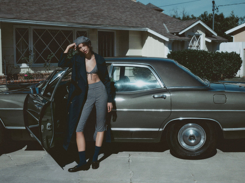 Reese Trench Coat Navy