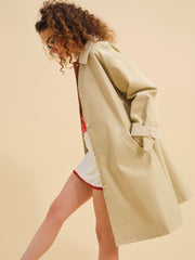 Gabardine Trench Coat CAMEL