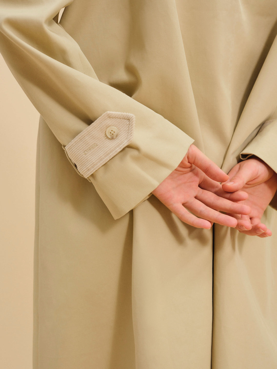Gabardine Trench Coat CAMEL