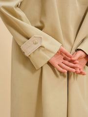 Gabardine Trench Coat CAMEL