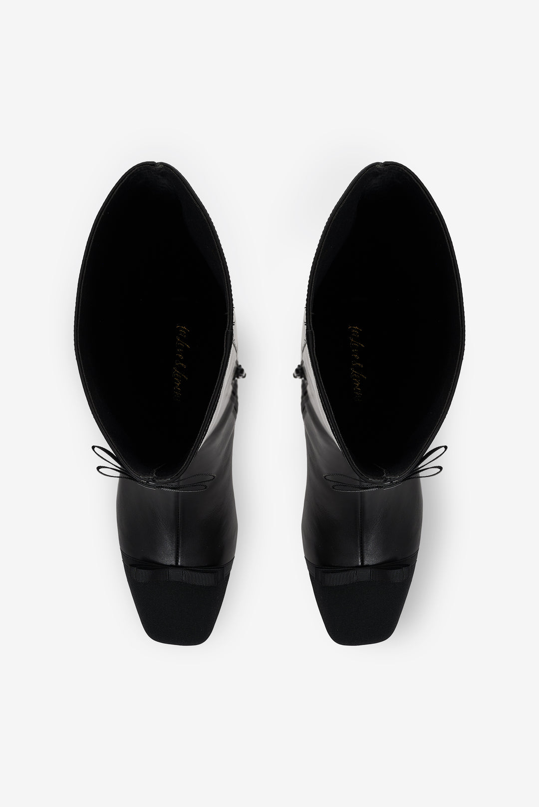 Claudine Cap Toe Boot Black