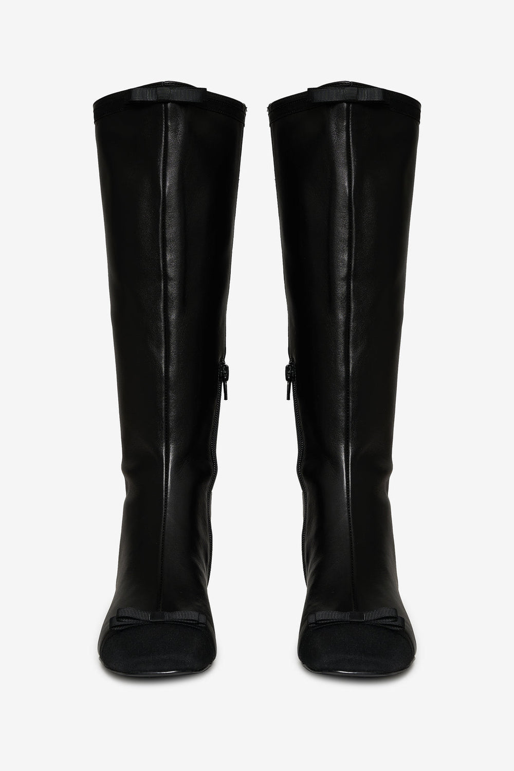 Claudine Cap Toe Boot Black