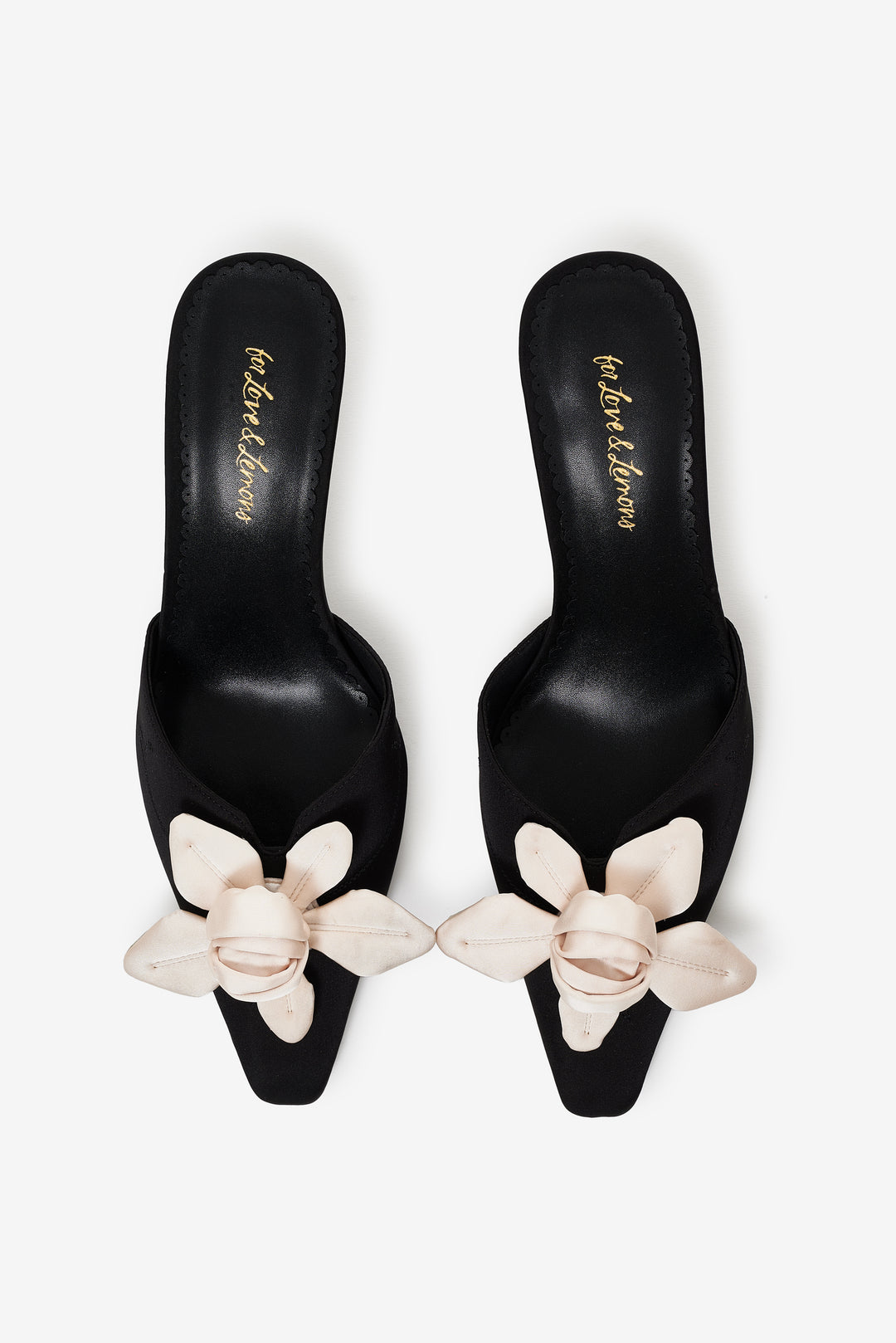 Claudine Mule Heel Black