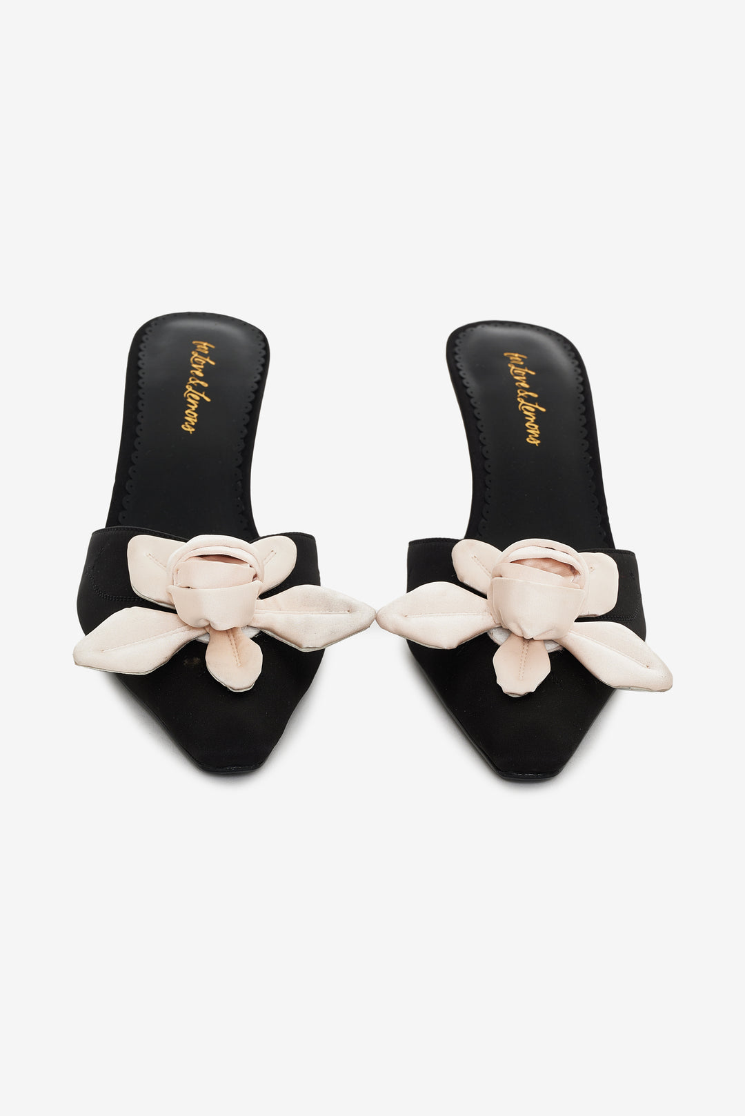 Claudine Mule Heel Black