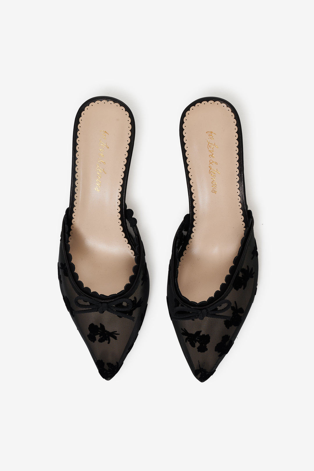 Sylvie Mule Heel Black
