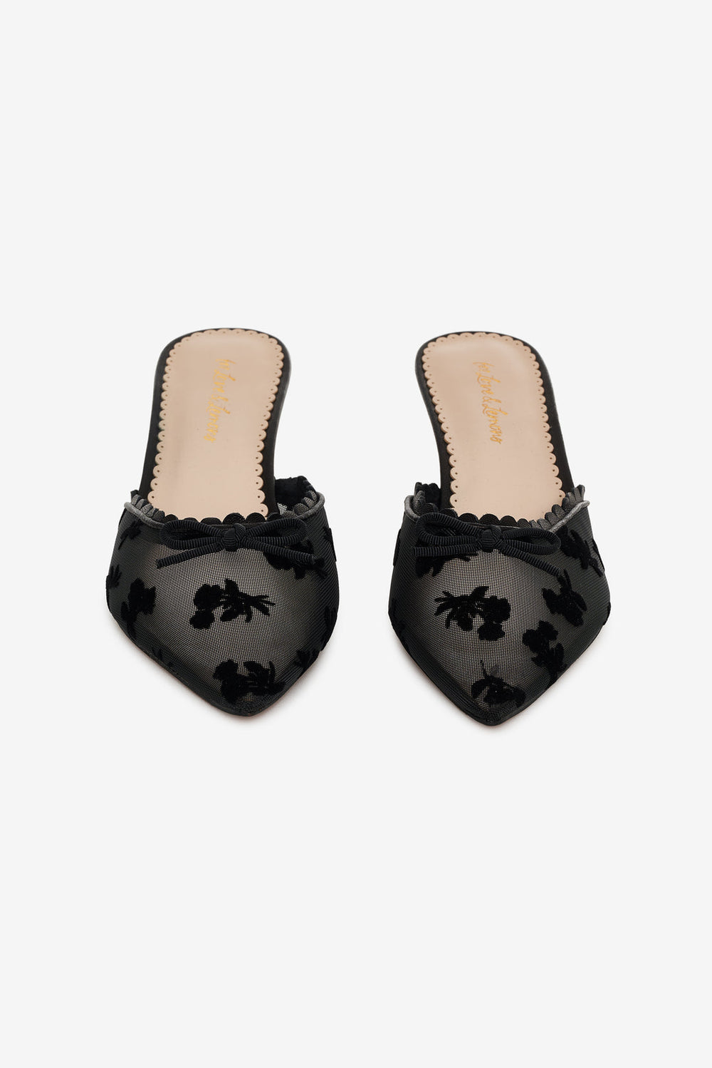 Sylvie Mule Heel Black