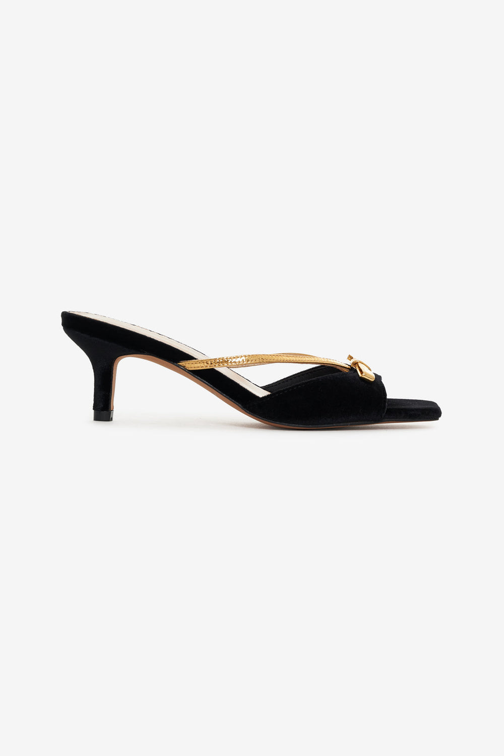 Grace Mule Heel Black