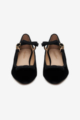 Lucia Velvet Mary Jane Black