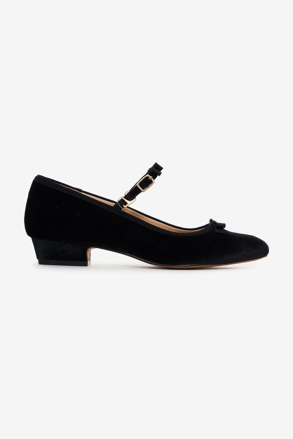 Lucia Velvet Mary Jane Black