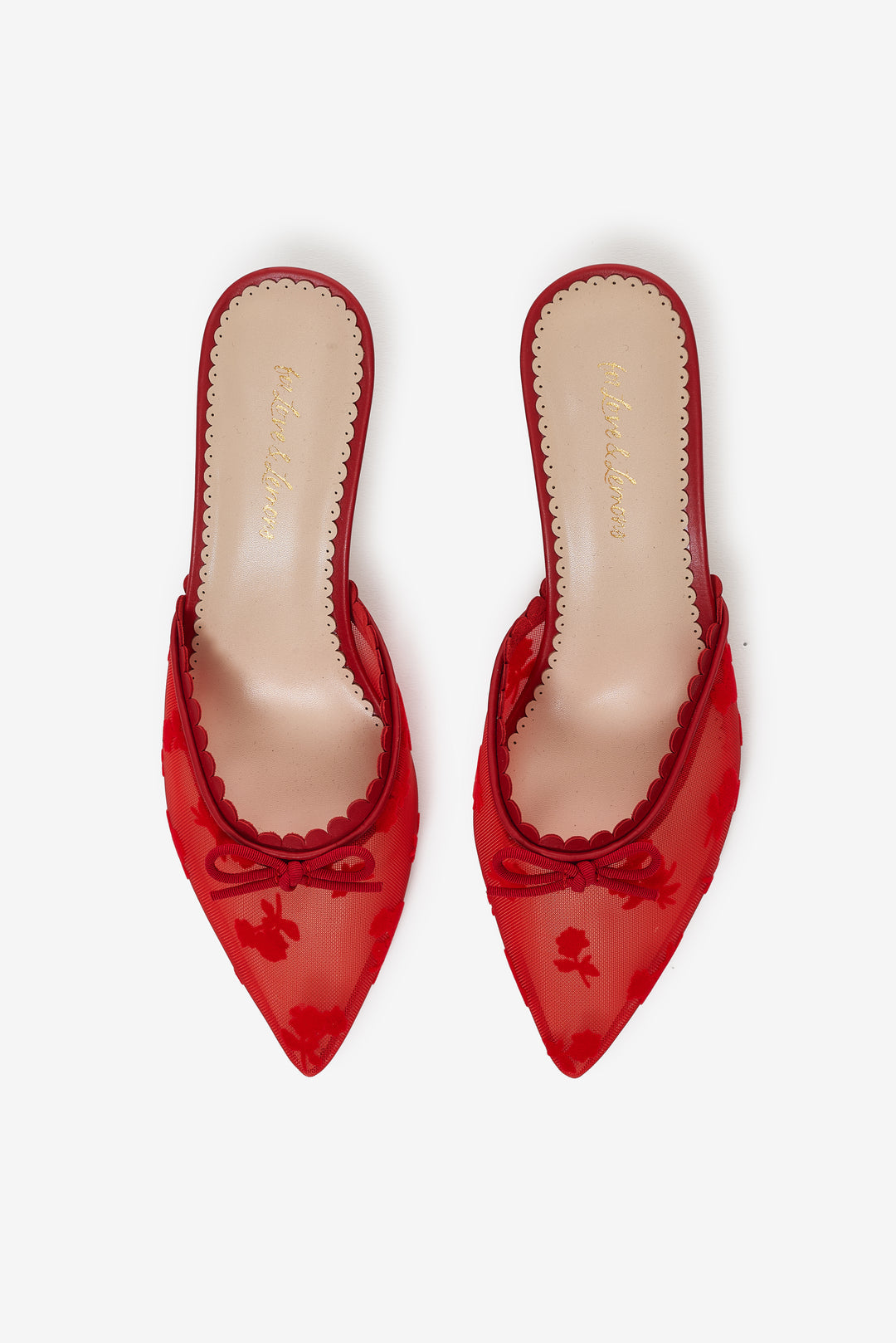 Sylvie Mule Heel Red