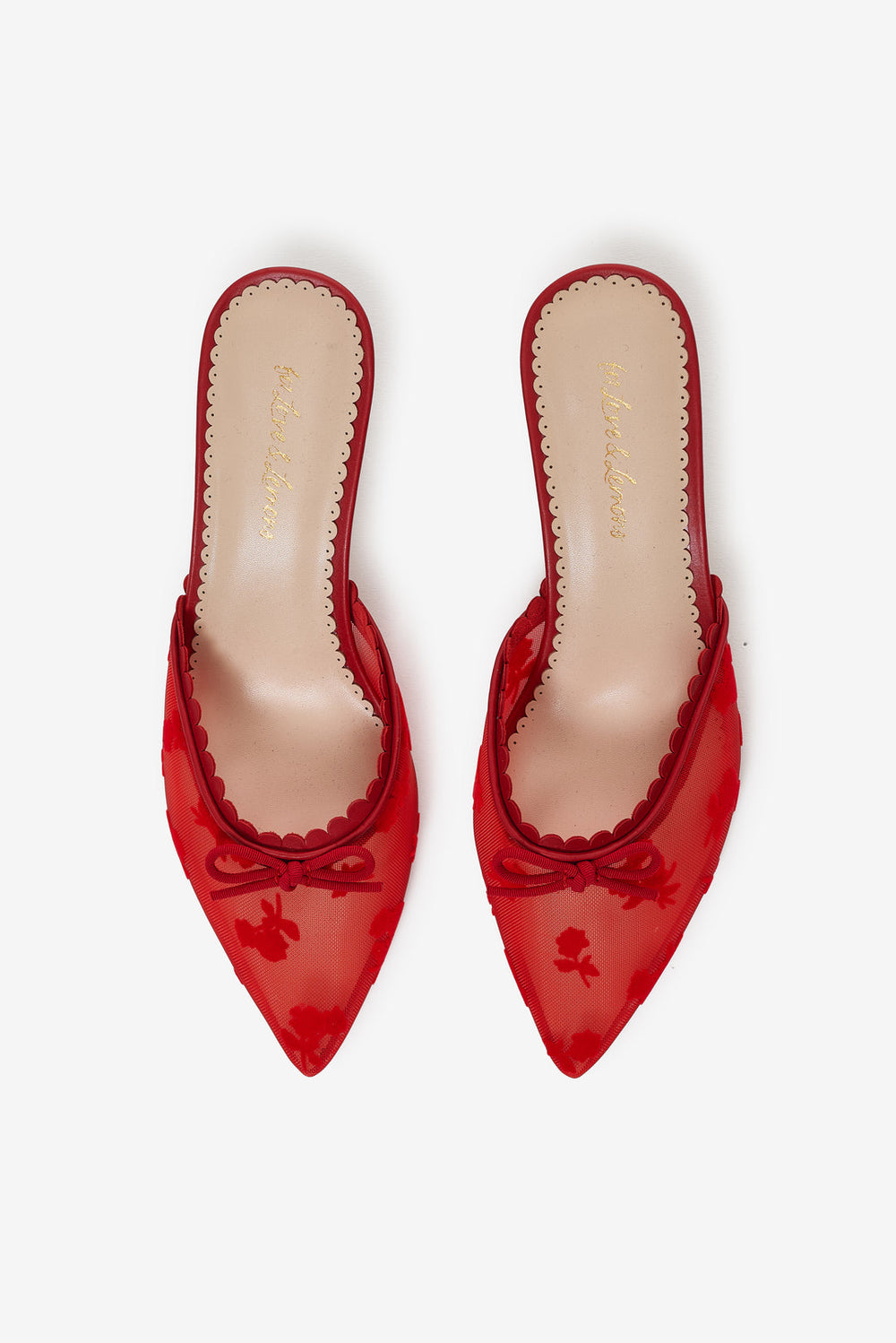 Sylvie Mule Heel Red