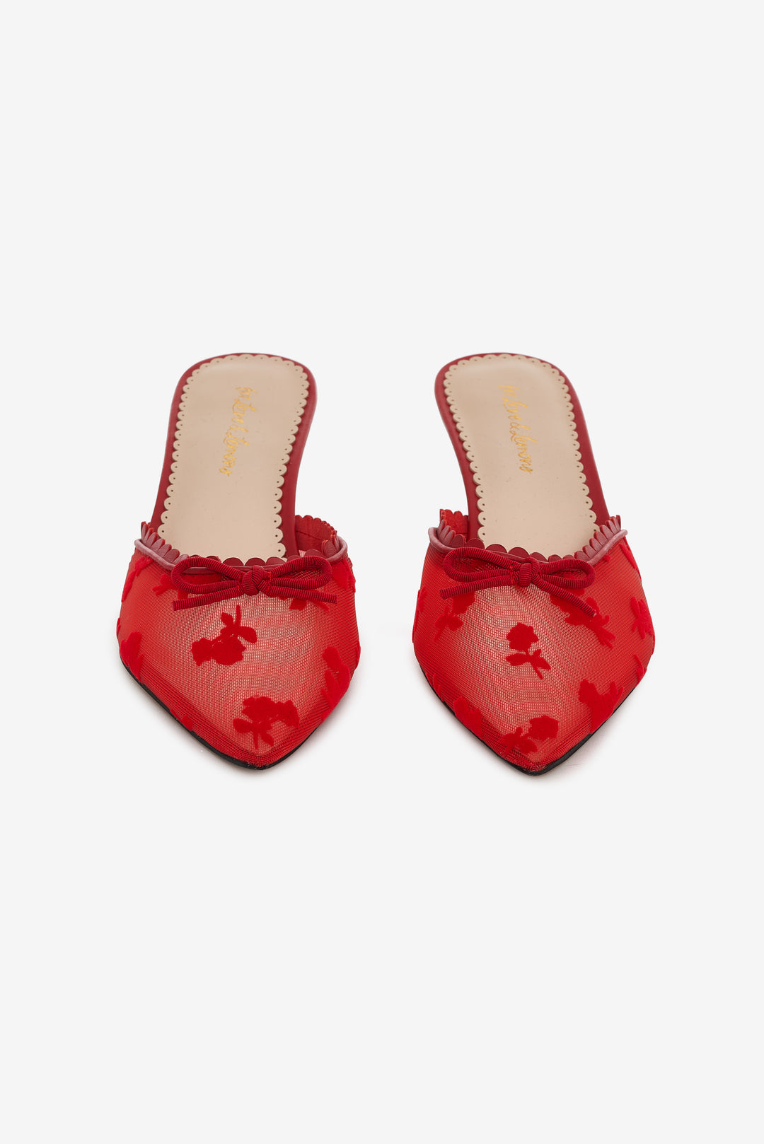 Sylvie Mule Heel Red