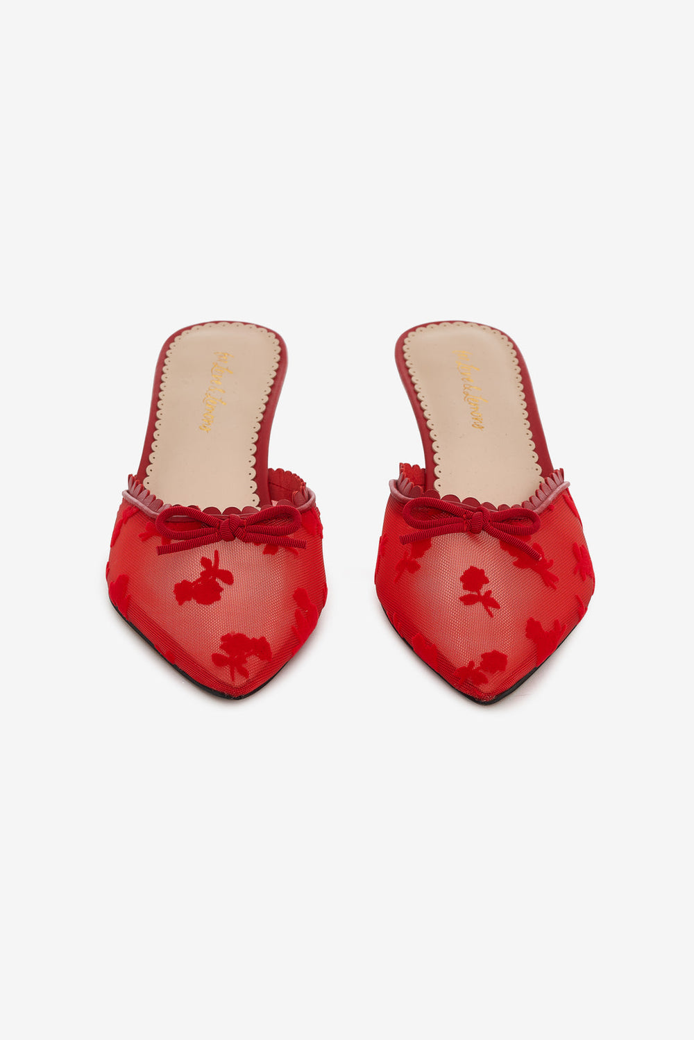 Sylvie Mule Heel Red