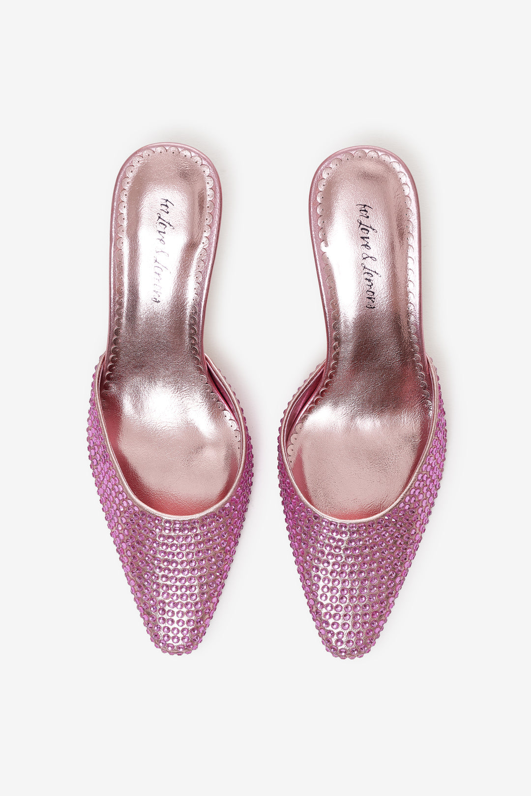 Cleo Mule Heel Baby Pink