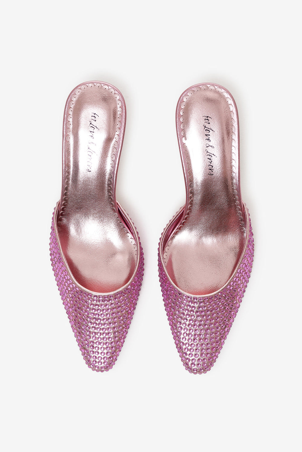 Cleo Mule Heel Baby Pink
