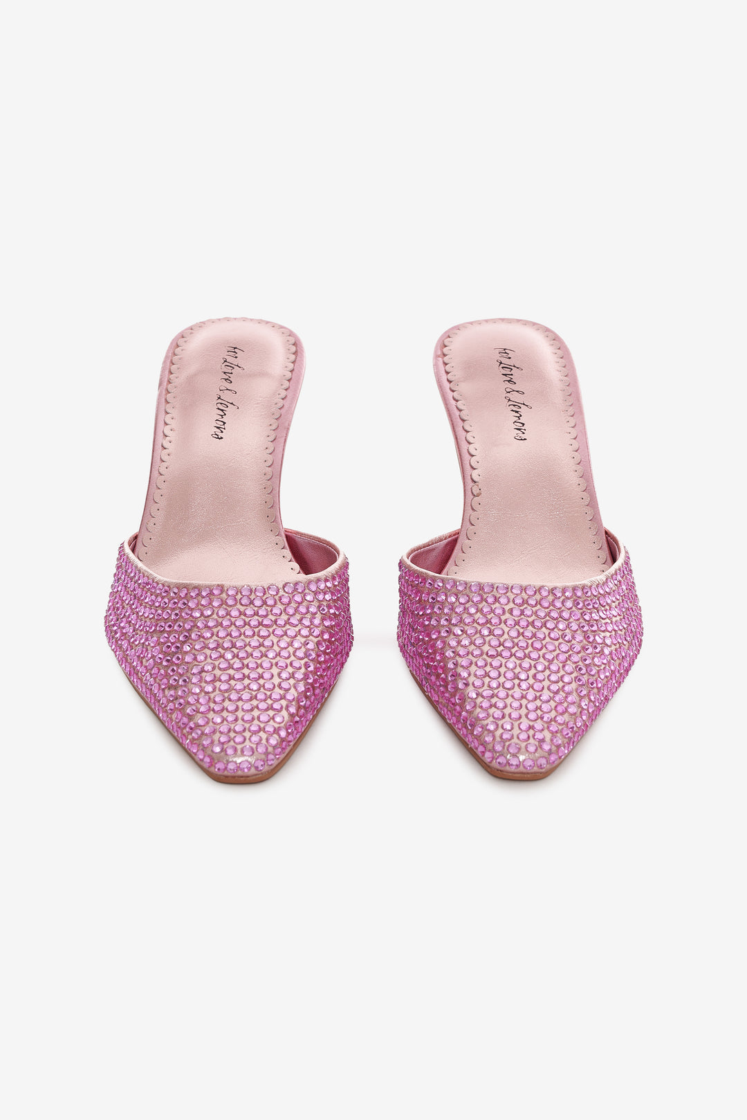 Cleo Mule Heel Baby Pink