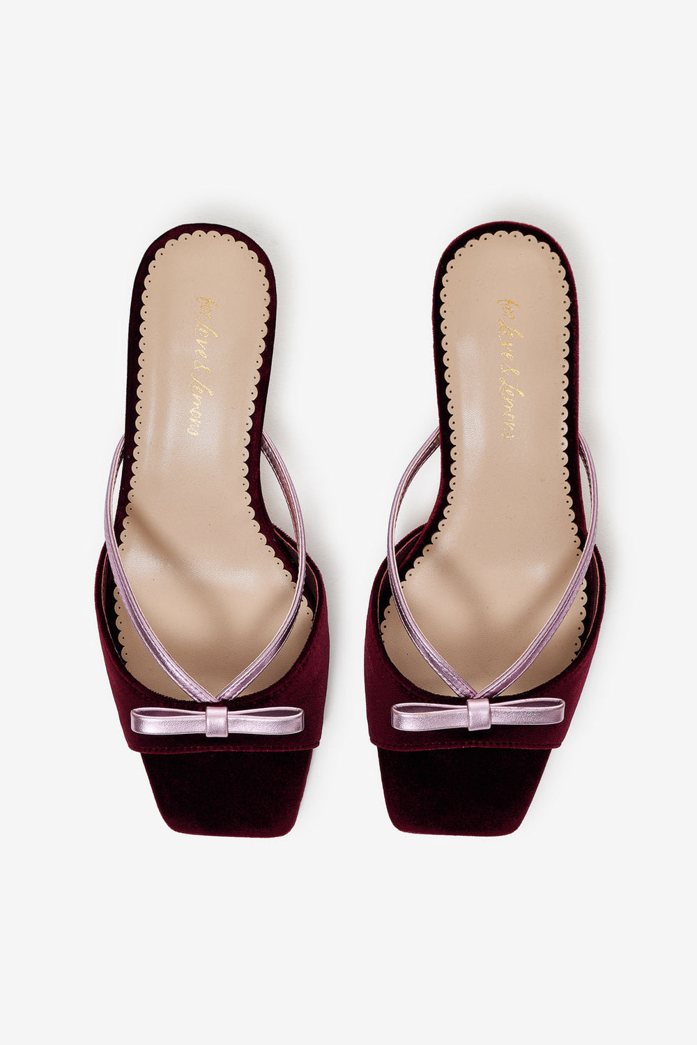 Grace Mule Heel Burgundy