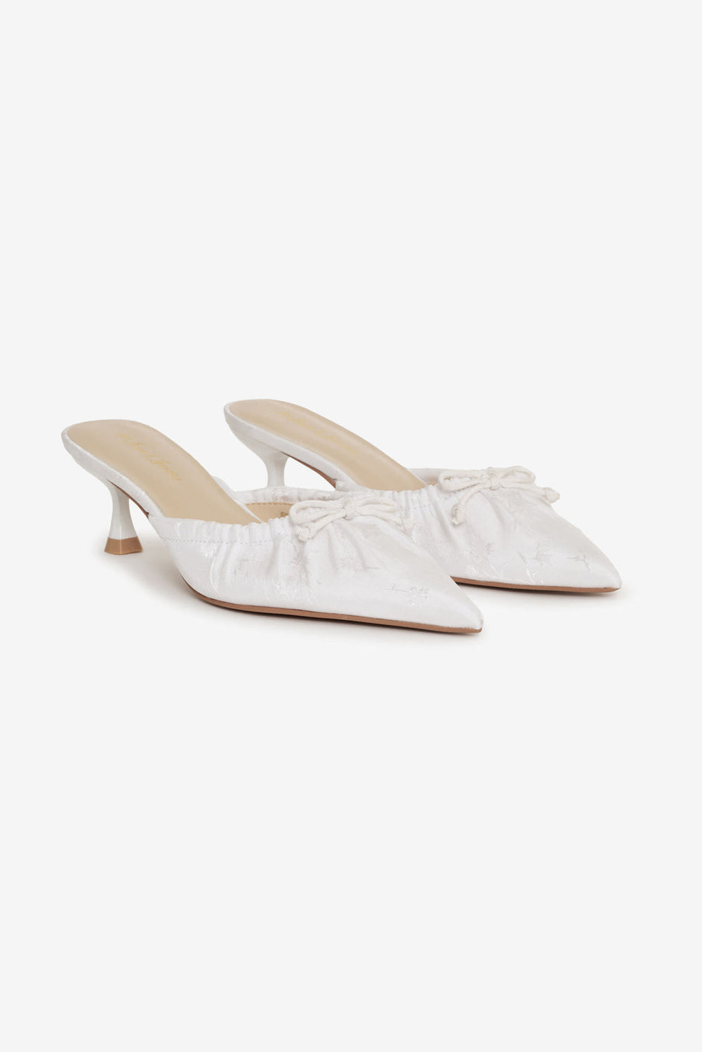 Colette Mule Heel Cream
