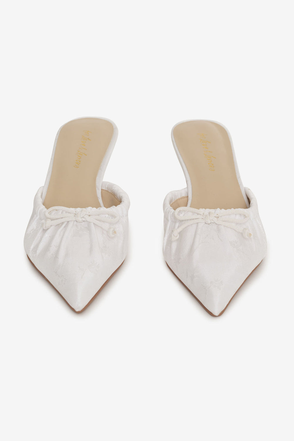 Colette Mule Heel Cream