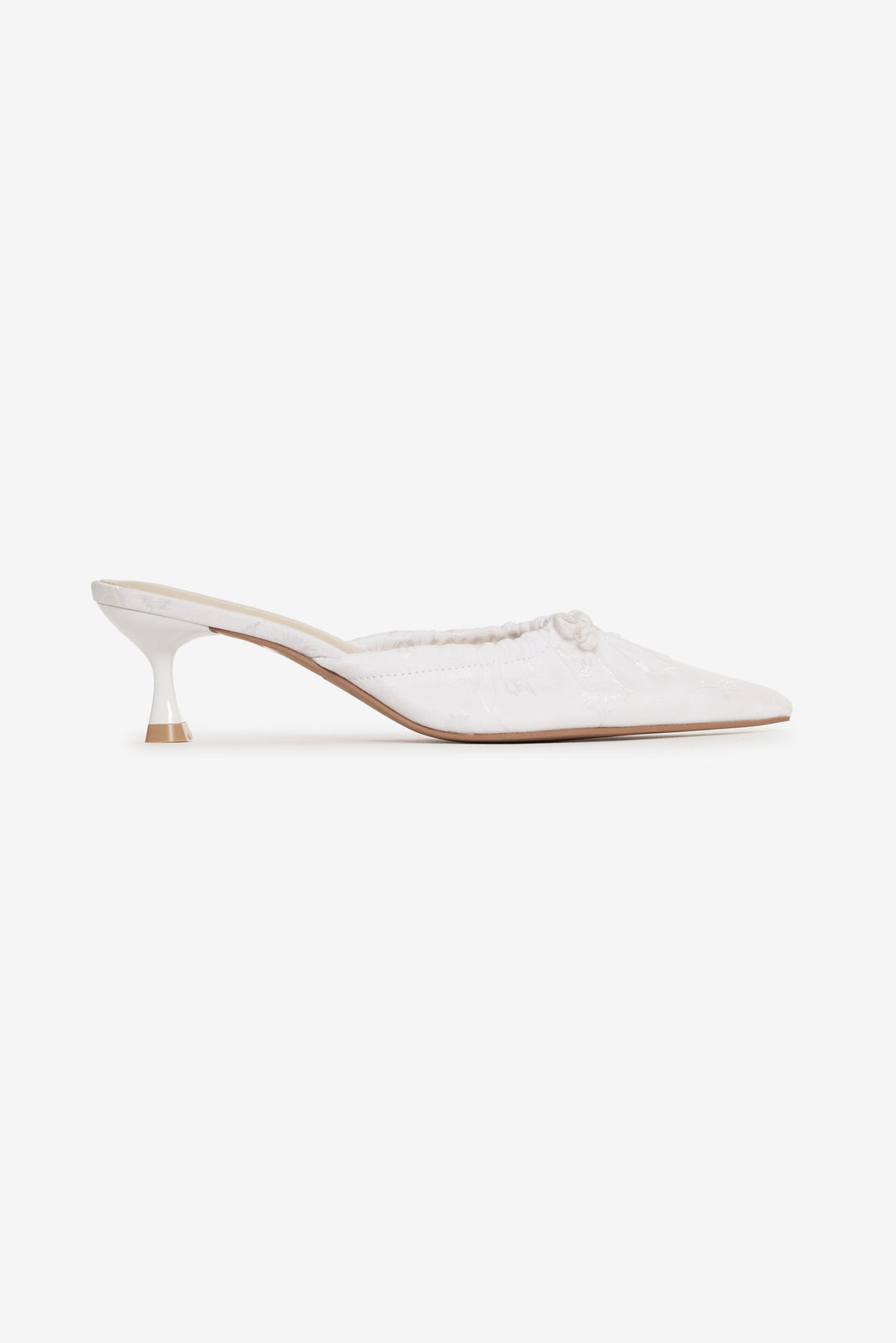 Colette Mule Heel Cream