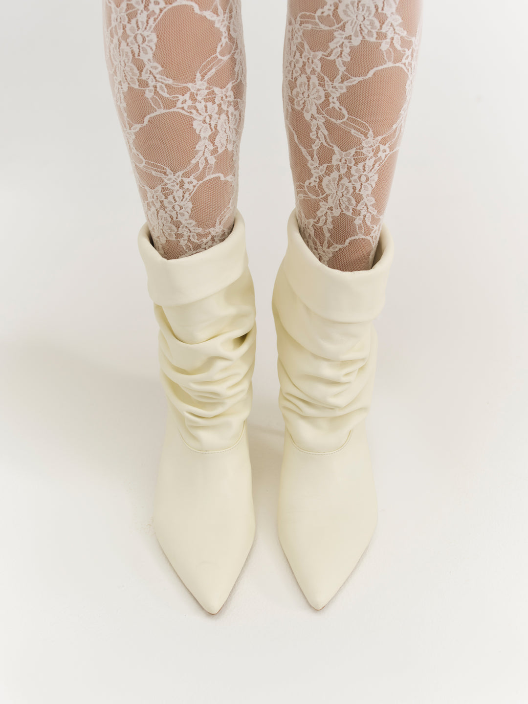Verbana Slouch Boot Cream