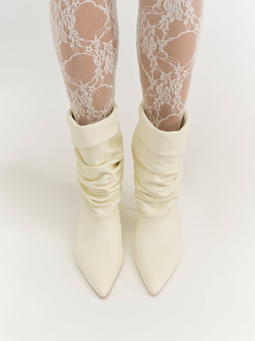 Verbana Slouch Boot Cream