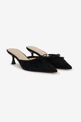 Colette Mule Heel Black