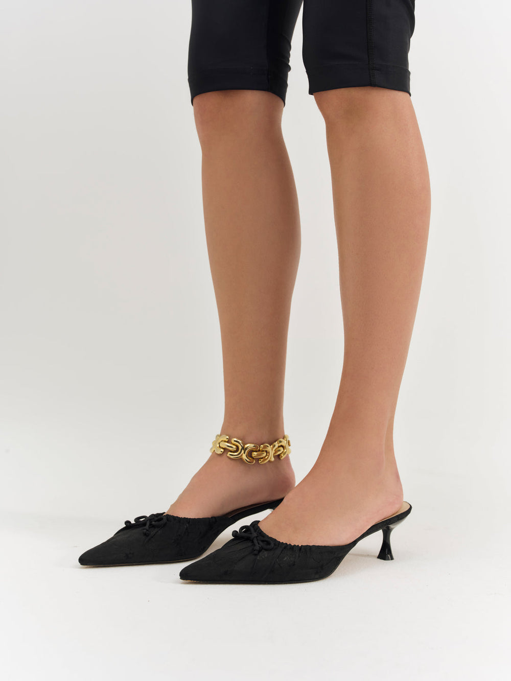 Colette Mule Heel Black
