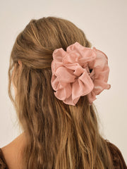 Rosette Hair Clip Dusty Rose