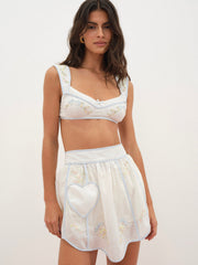 Baby Bows Apron White