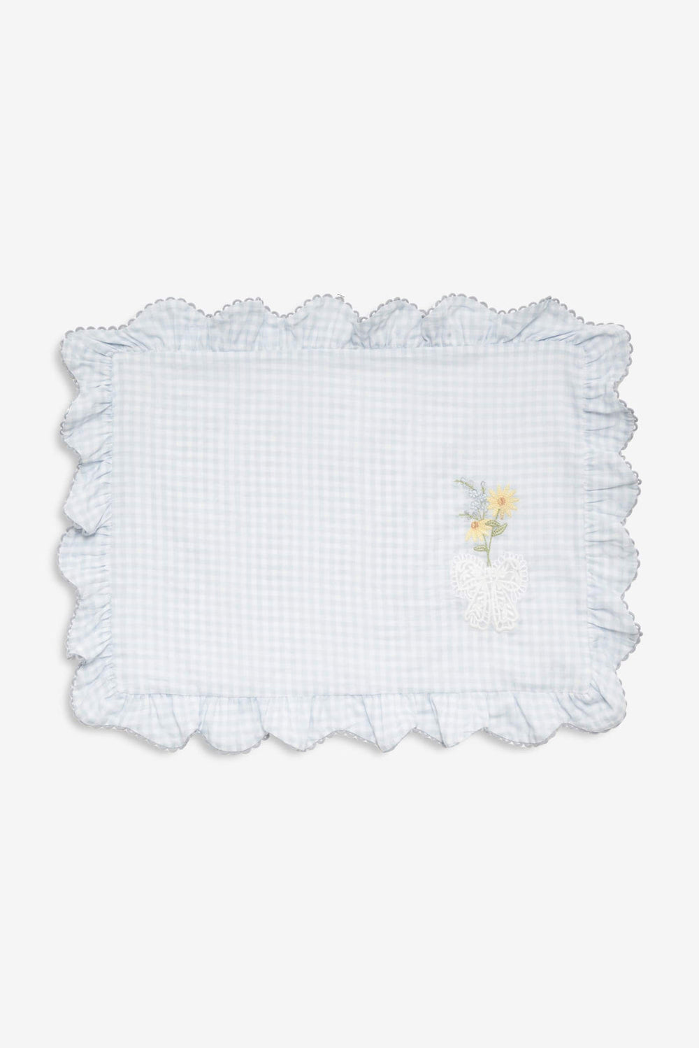 Bluebell Gingham Placemats Blue