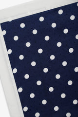 Seaside Dot Headscarf Navy