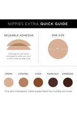 Nippies Skin Adhesive Covers Hazelnut