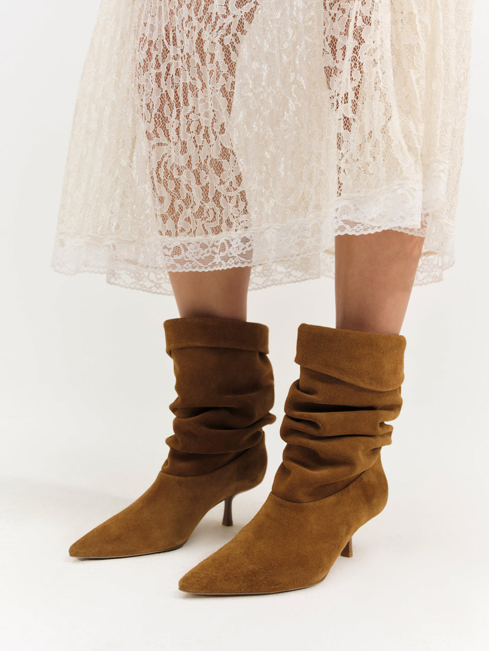 Verbana Slouch Boot Brown