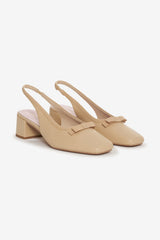 Josie Mule Heel Nude